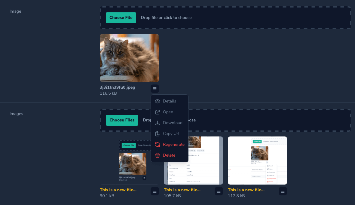 screenshot of field