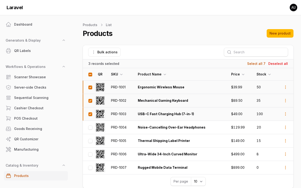 Bulk ZIP export