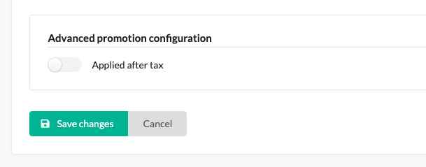 You can define if a cart promotion need to be applied before or after tax.