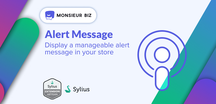 Banner of Sylius Alert Message plugin