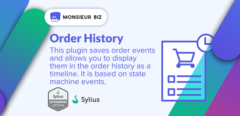 Banner of Sylius Order History plugin