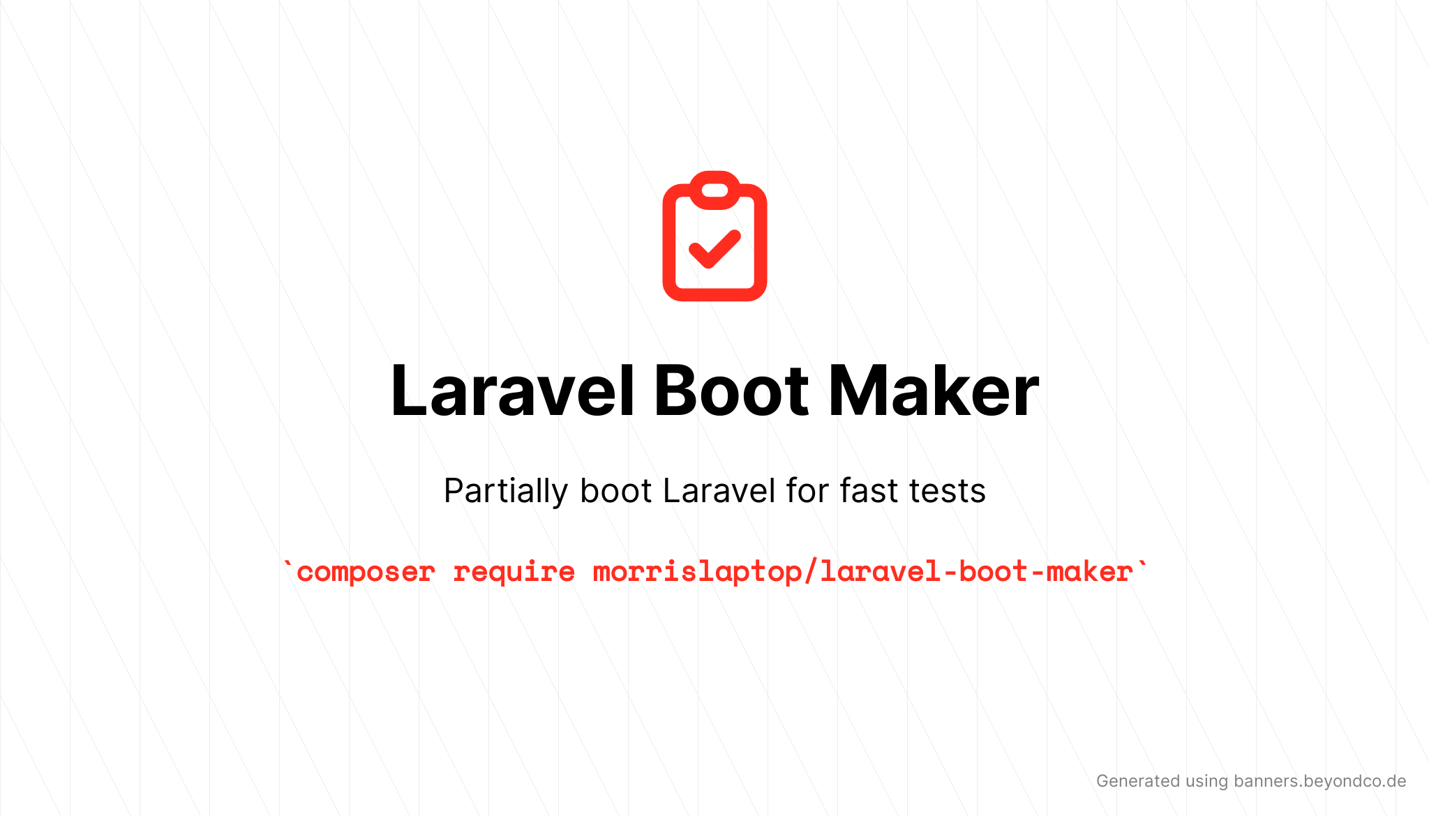 Laravel Boot Maker