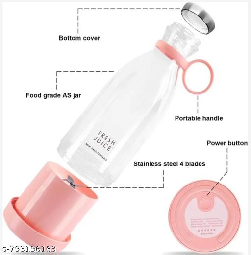 Mini Portable Bottle Shape Juicer Kitchenware (multicolor) - Pathoos 