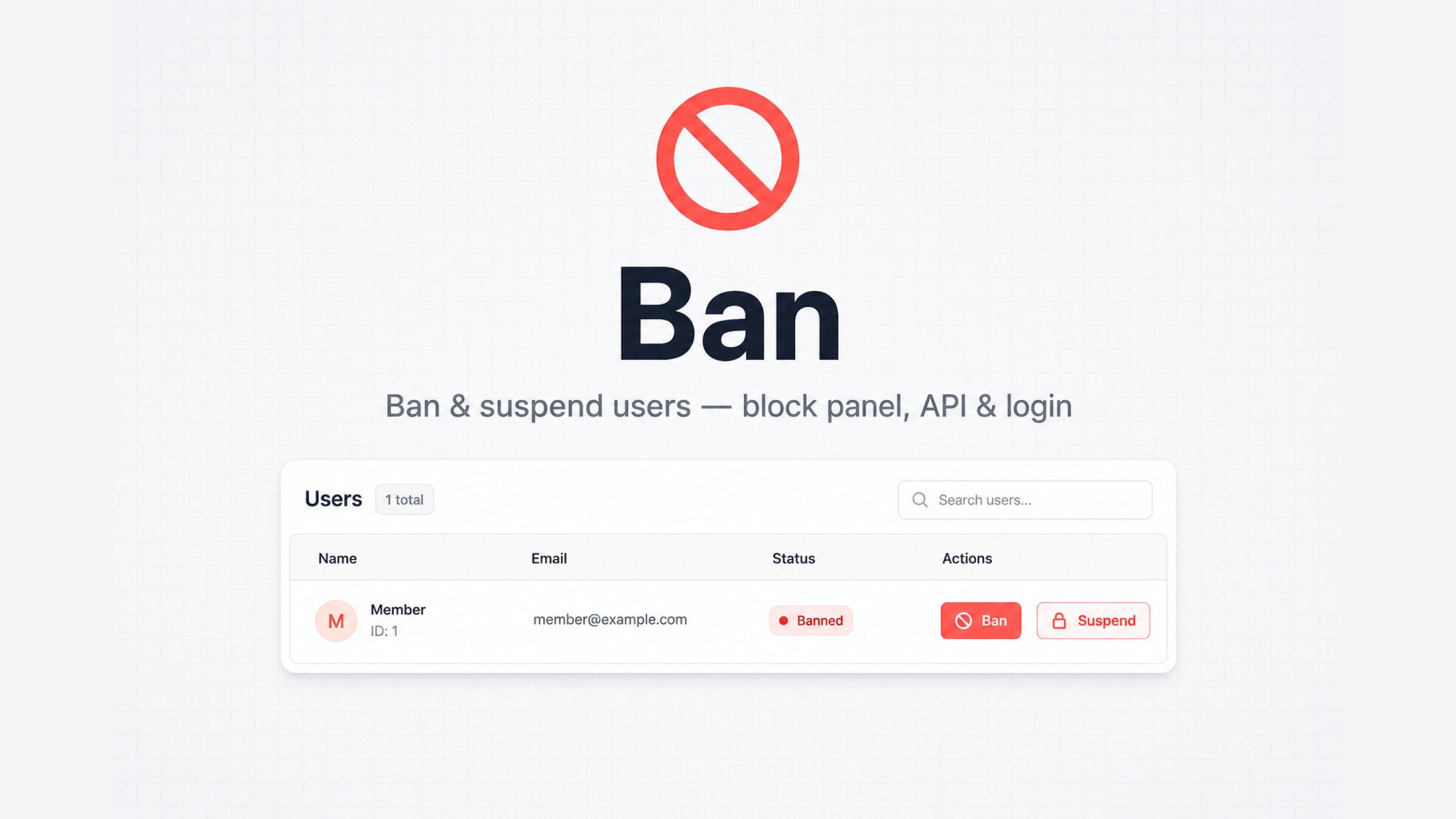 Filament Ban
