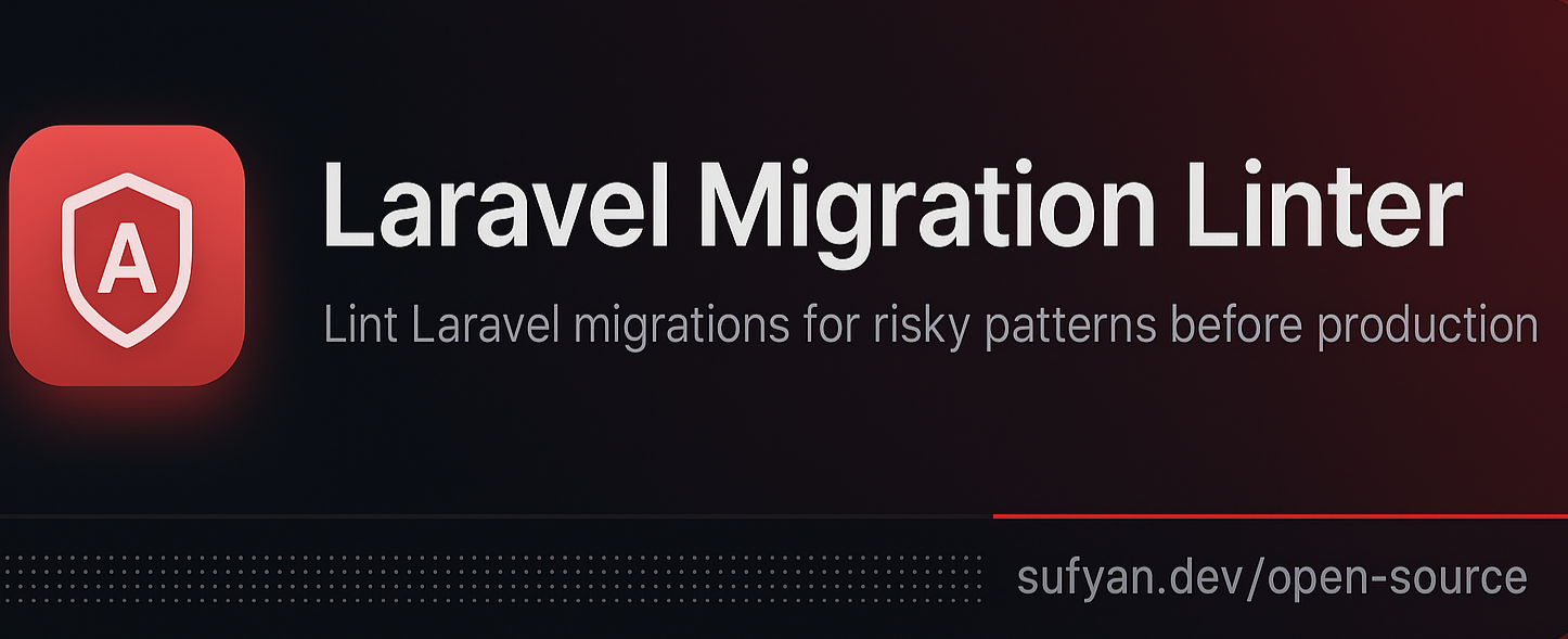 Laravel Migration Linter report
