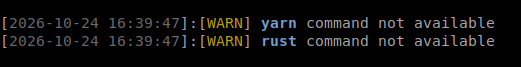 Check dependencies