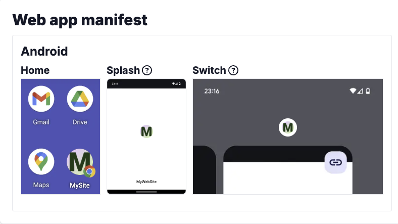 Android manifest