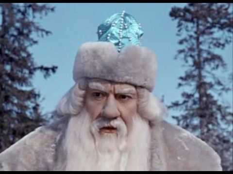 Morozko, the impersonation of frost from a 1964 Soviet movie