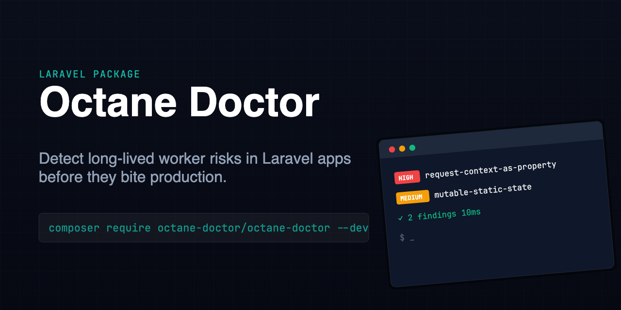 Octane Doctor — Laravel Octane readiness scanner
