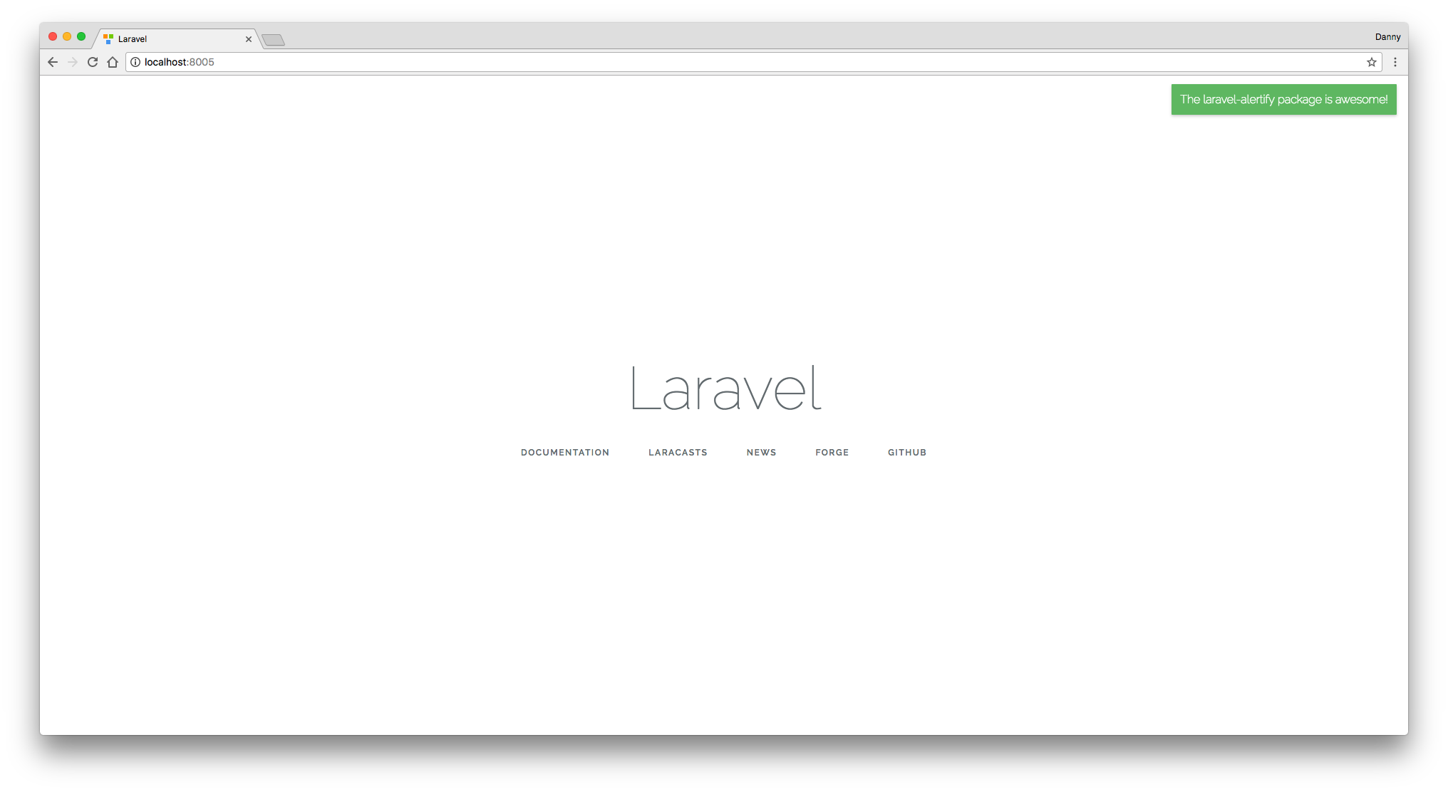 laravel-alertify