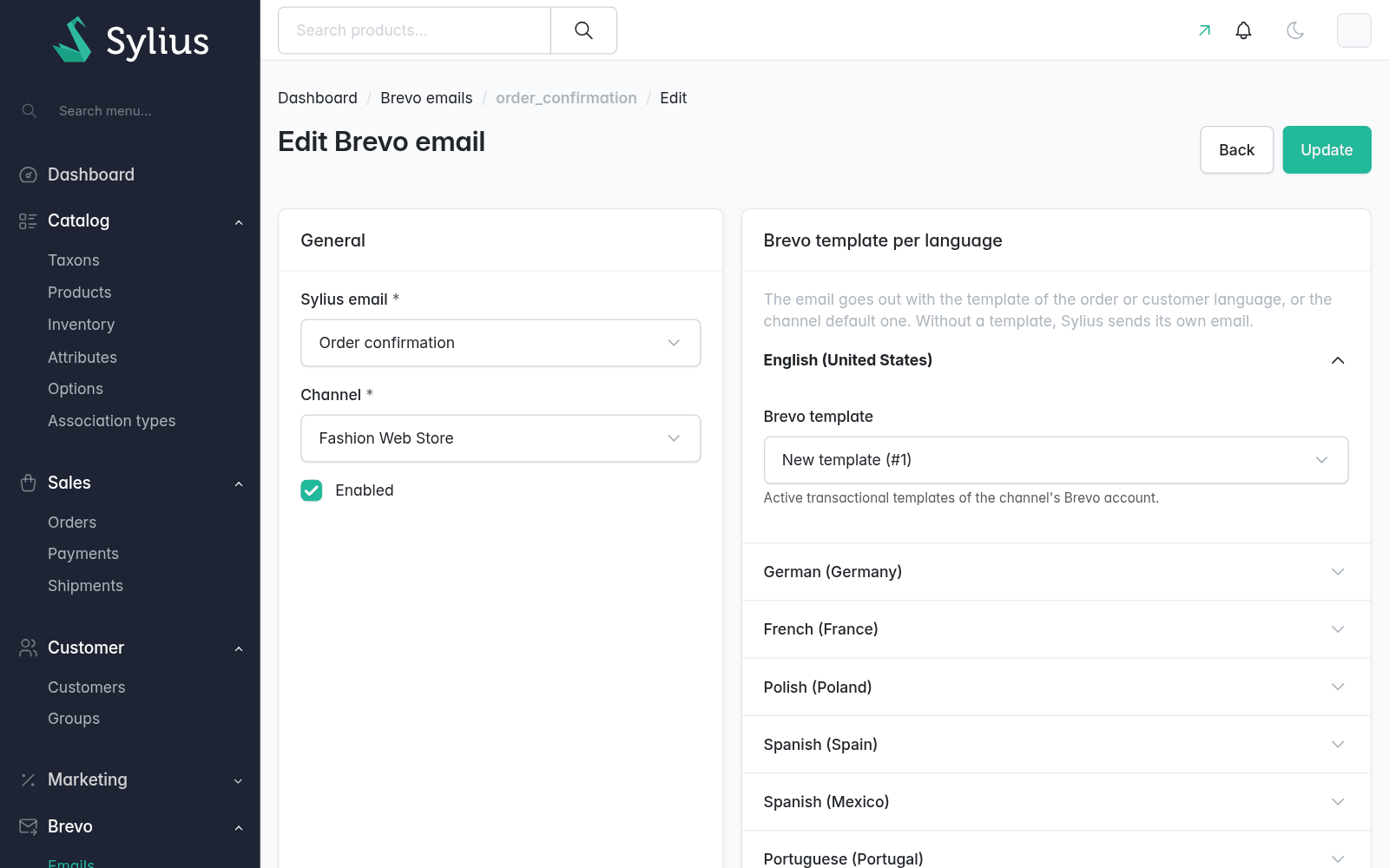 Transactional emails