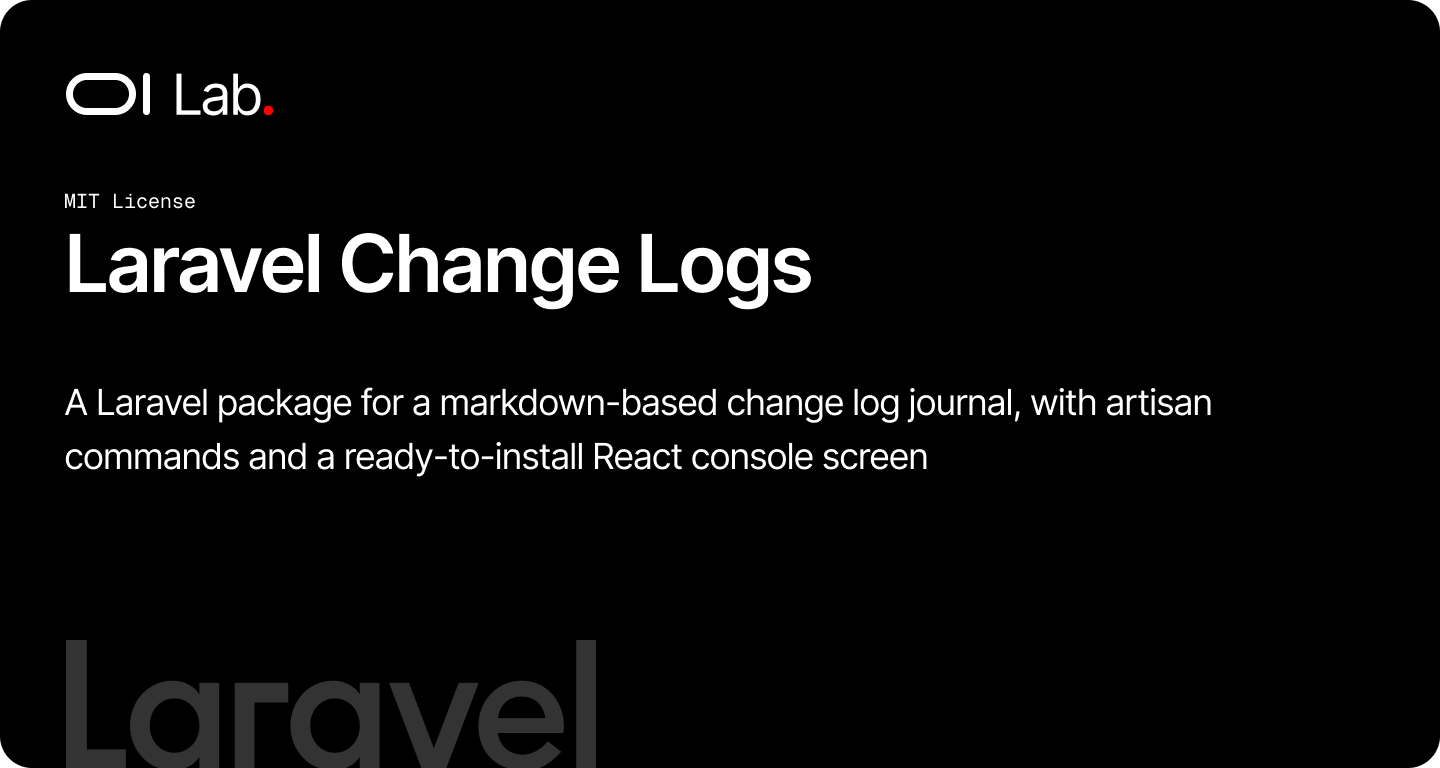 OI Laravel Changelogs