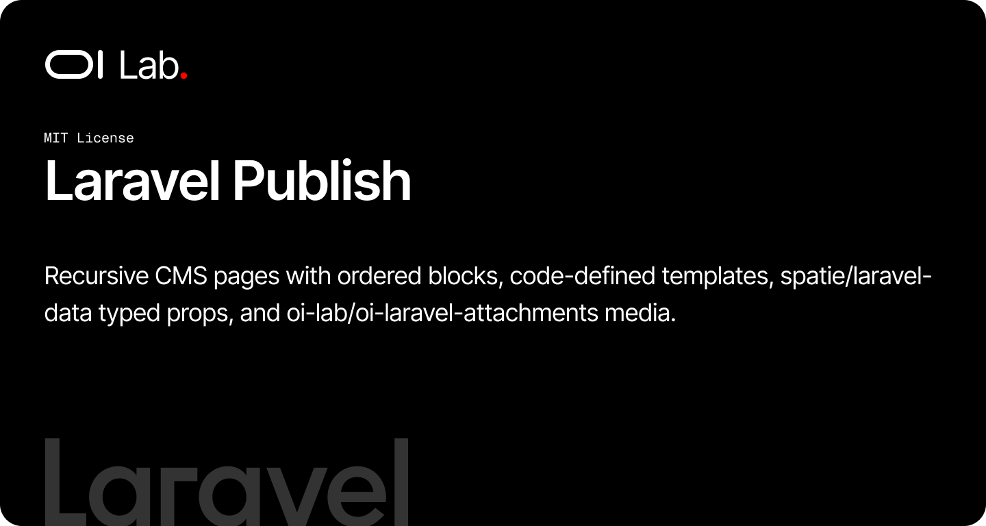 OI Laravel Notes
