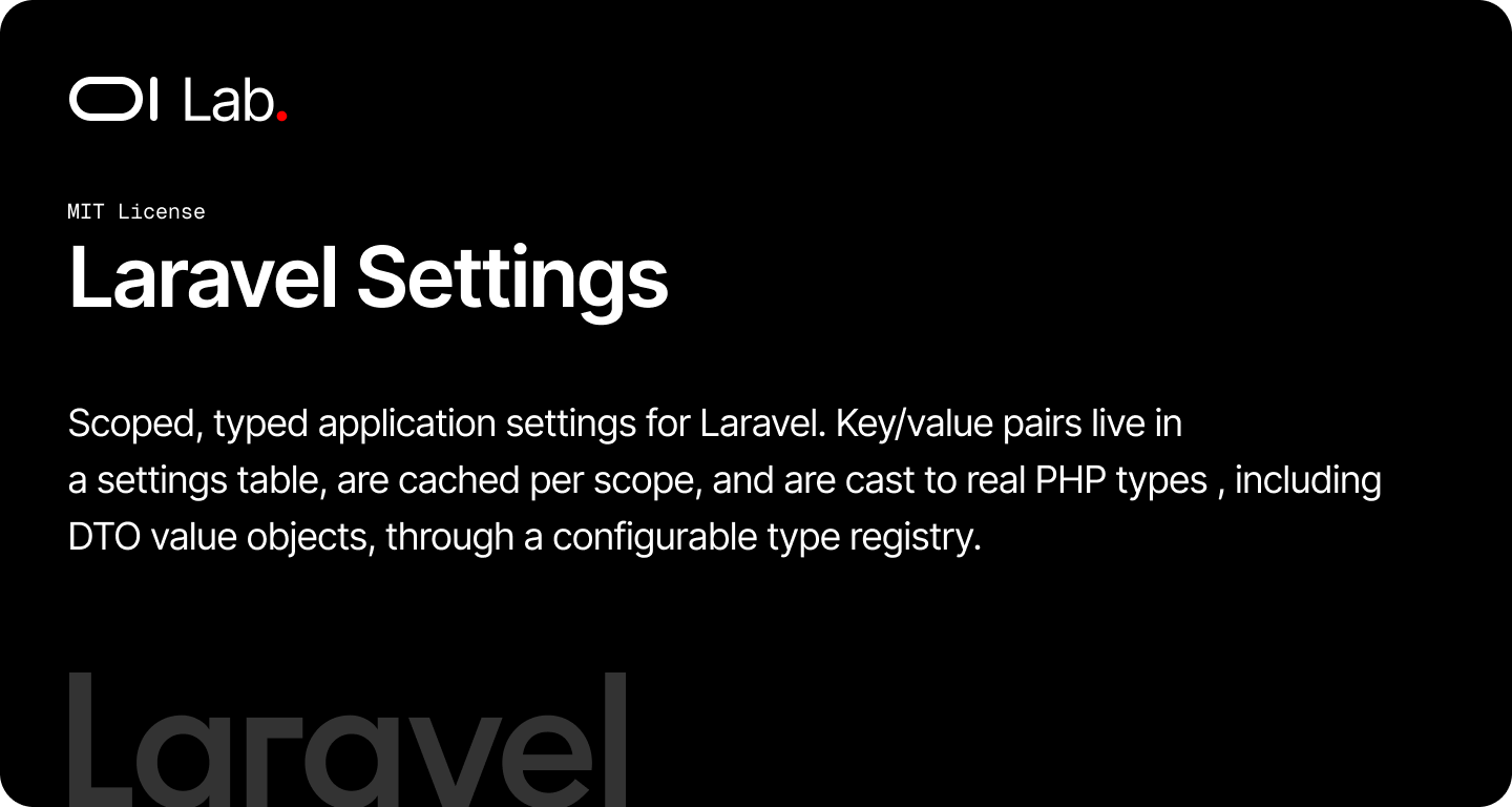 OI Laravel Settings