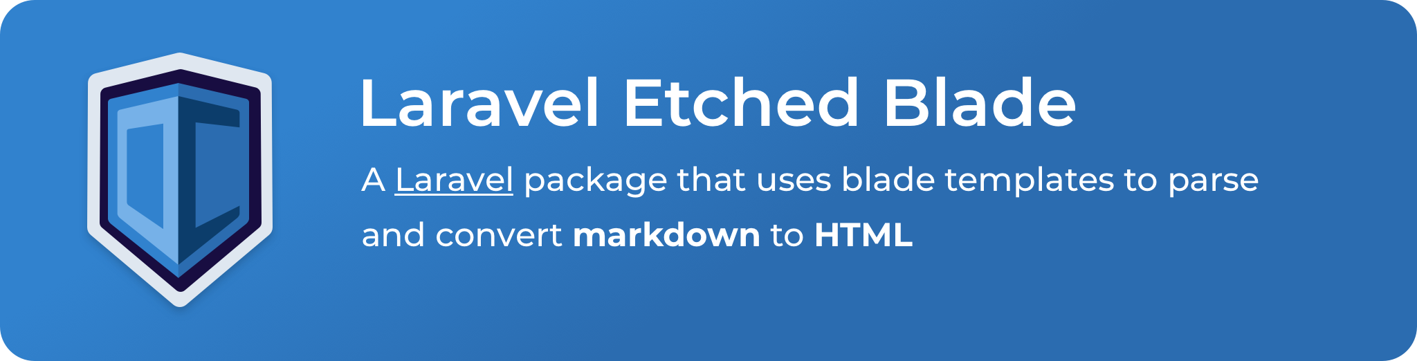A Laravel package that uses blade templates to parse and convert markdown to HTML