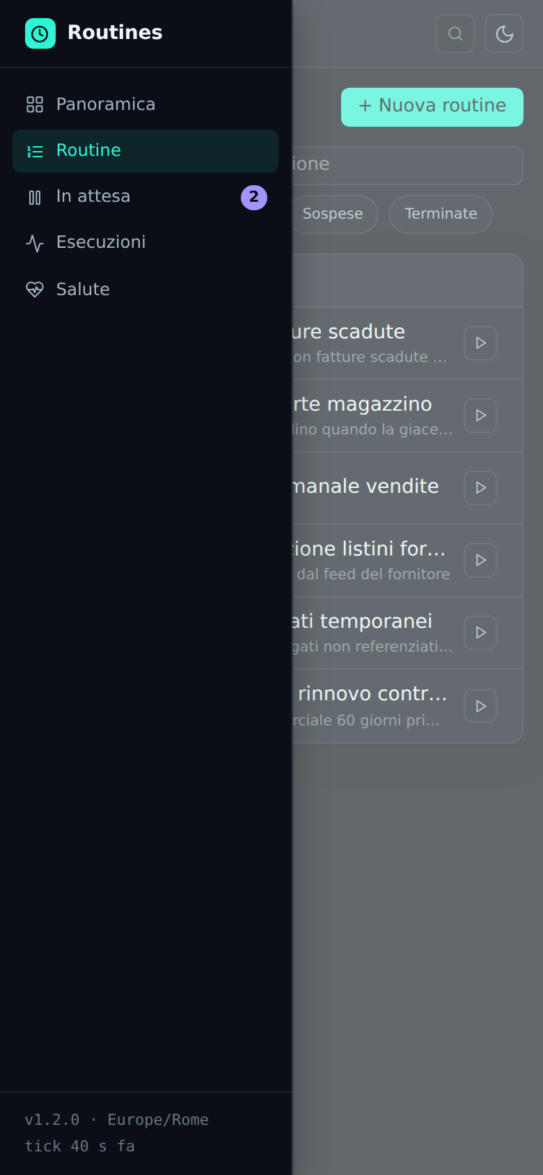 Drawer navigation