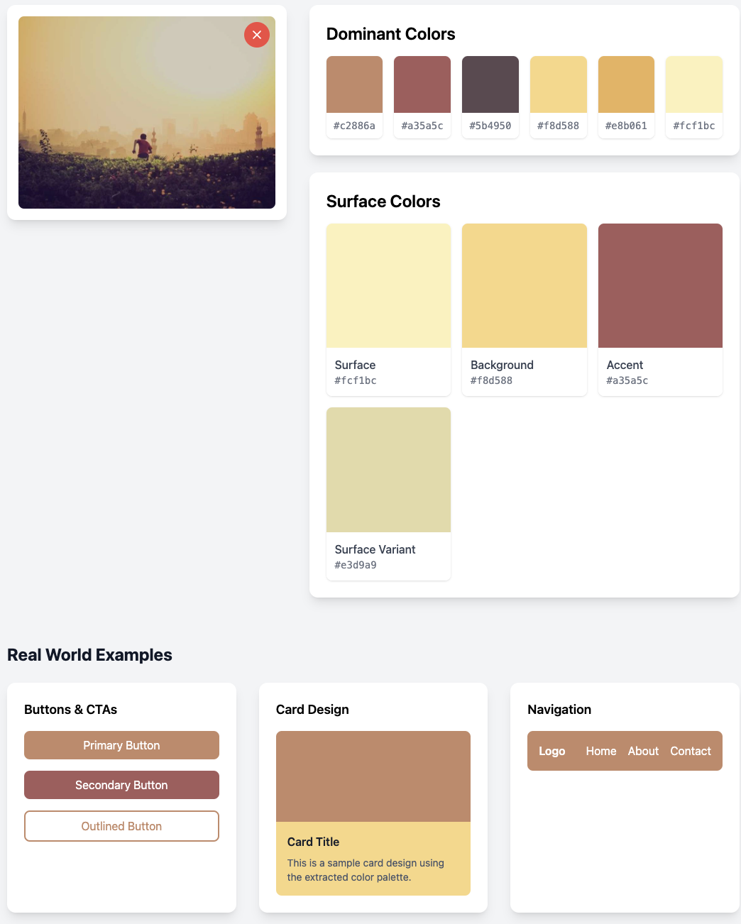 Color Palette Example