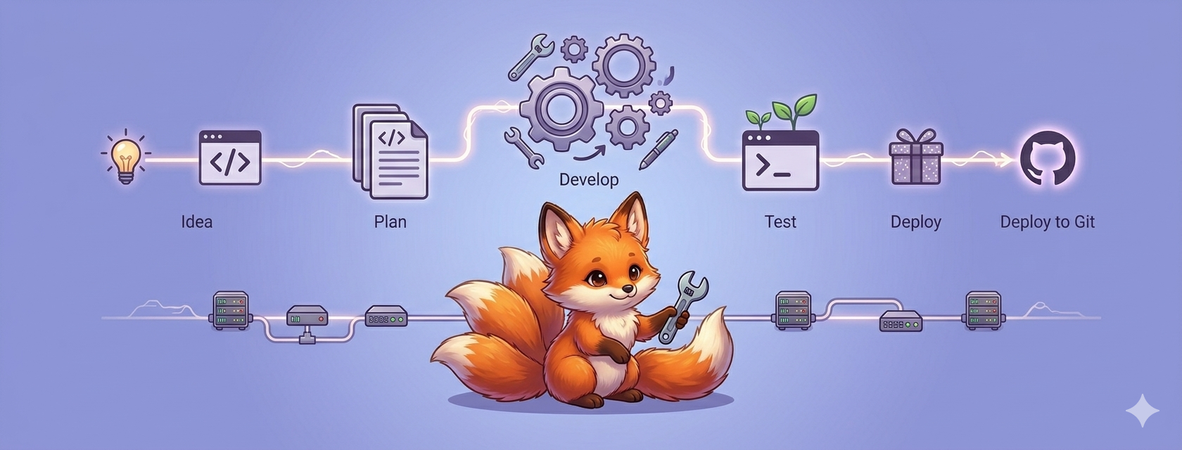 Fast Forward DevTools mascot