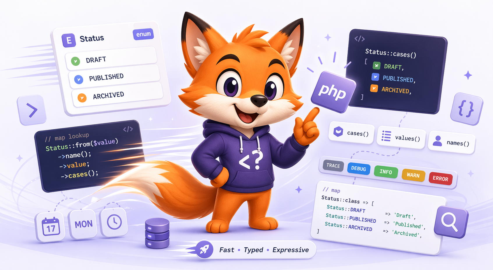 Fast Forward Enum mascot banner