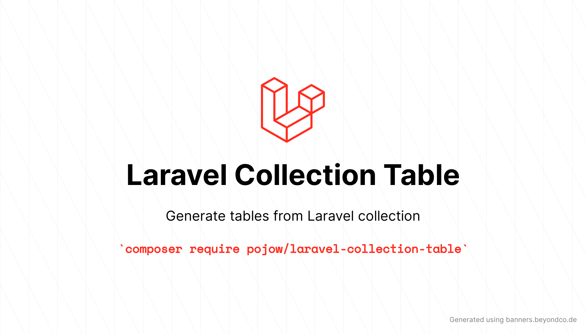 Laravel Collection Table illustration