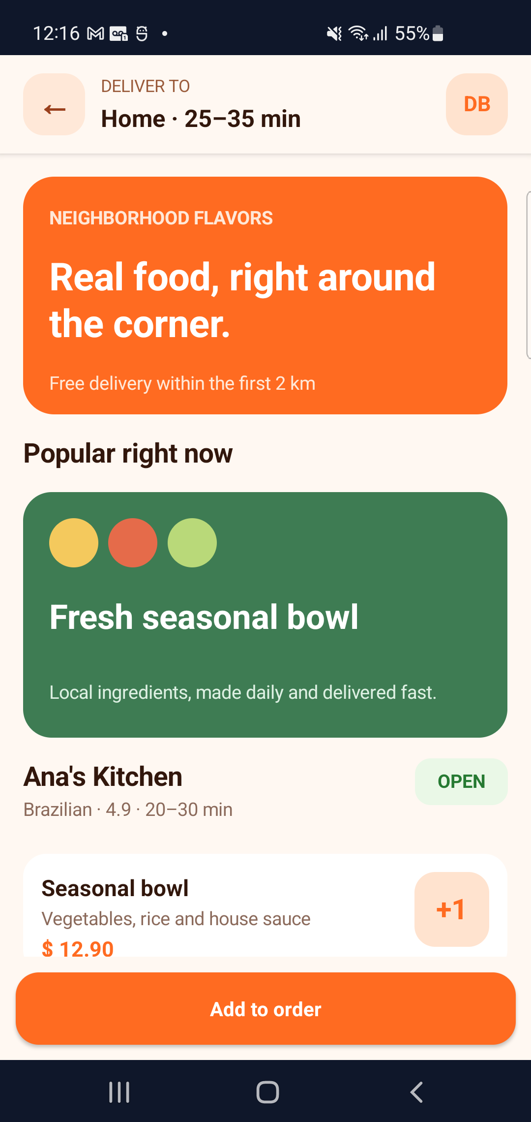 Marketplace built with PAM Native
