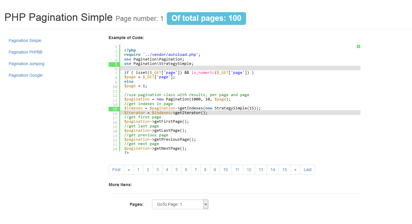 Php pagination php pagination Packagist