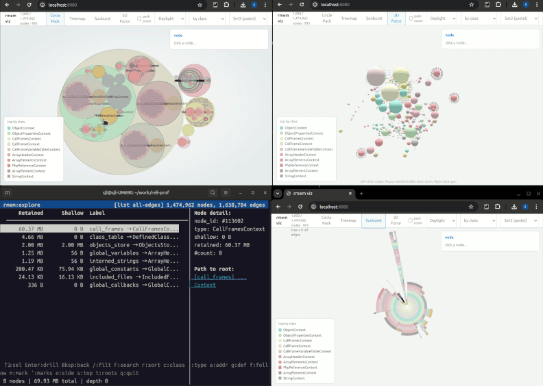 rmem:explore ↔ browser follow mode