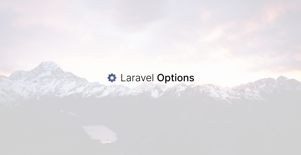 Laravel Options