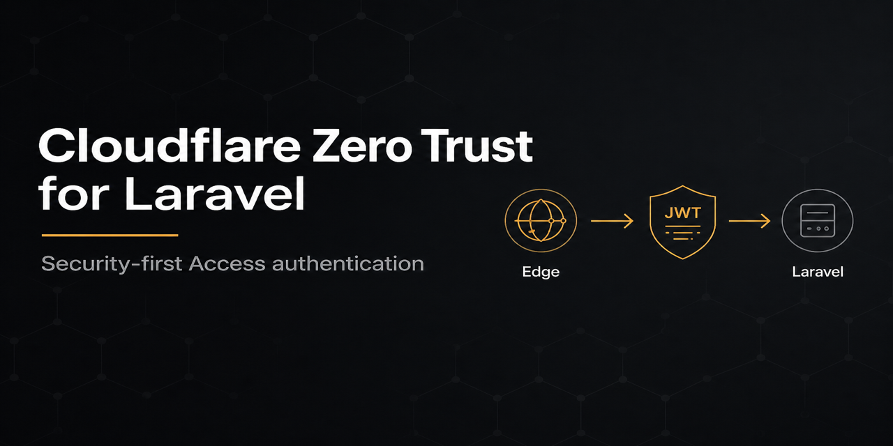 Cloudflare Zero Trust for Laravel — security-first Access authentication