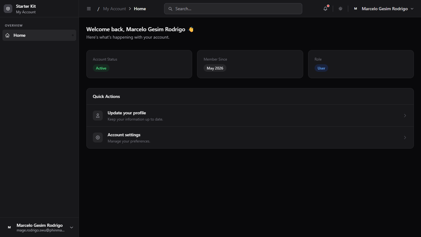 User Panel