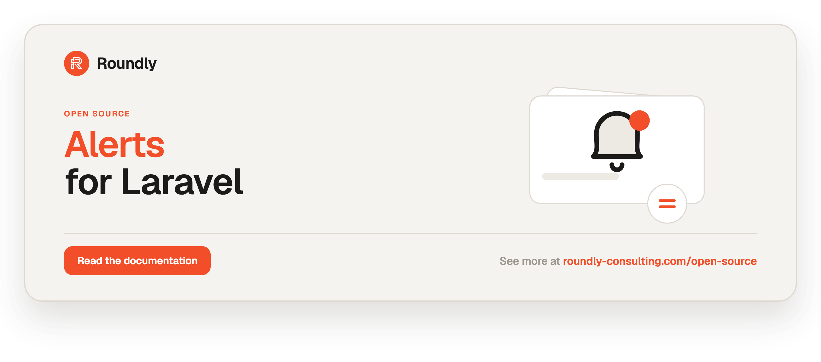 Alerts for Laravel — Roundly open source