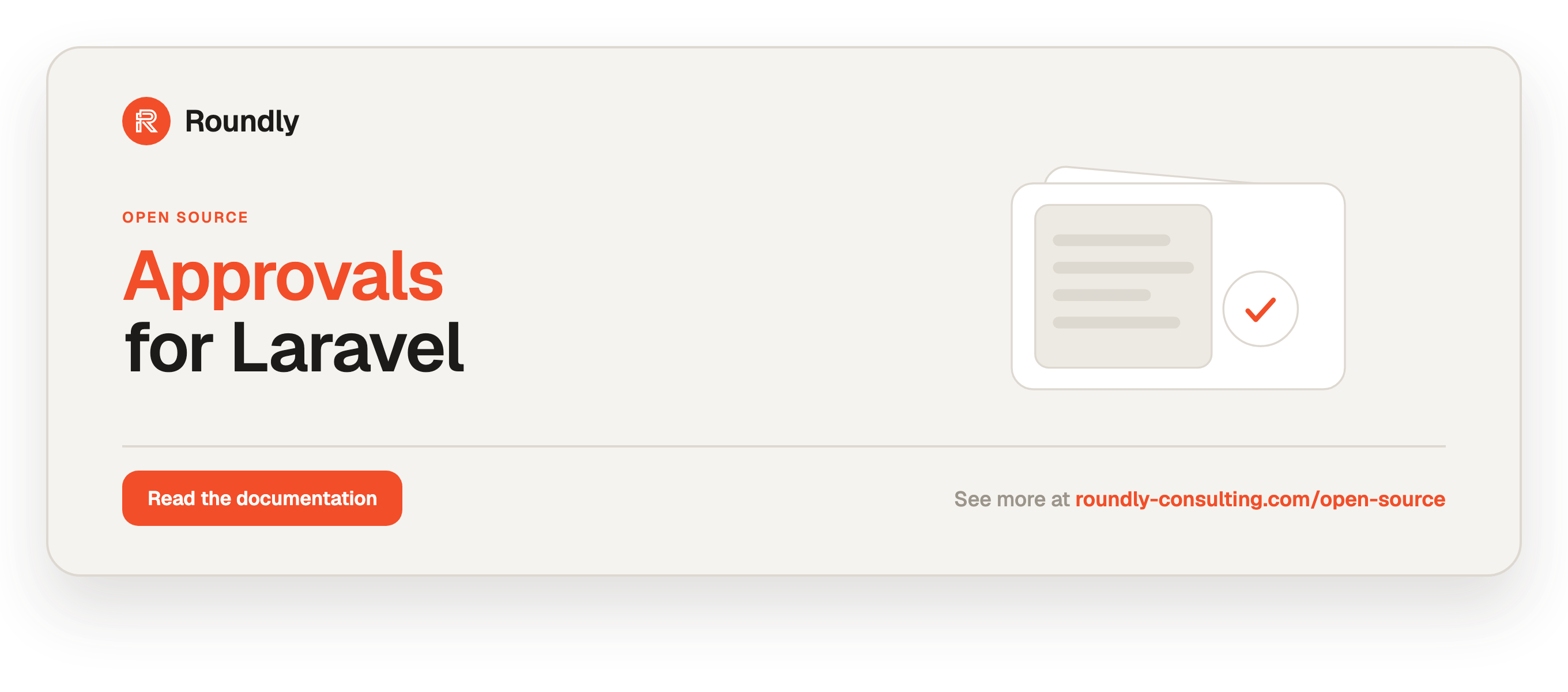 Approvals for Laravel — Roundly open source