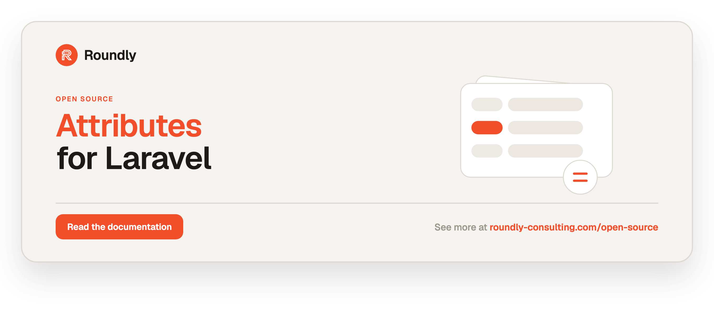 Attributes for Laravel — Roundly open source