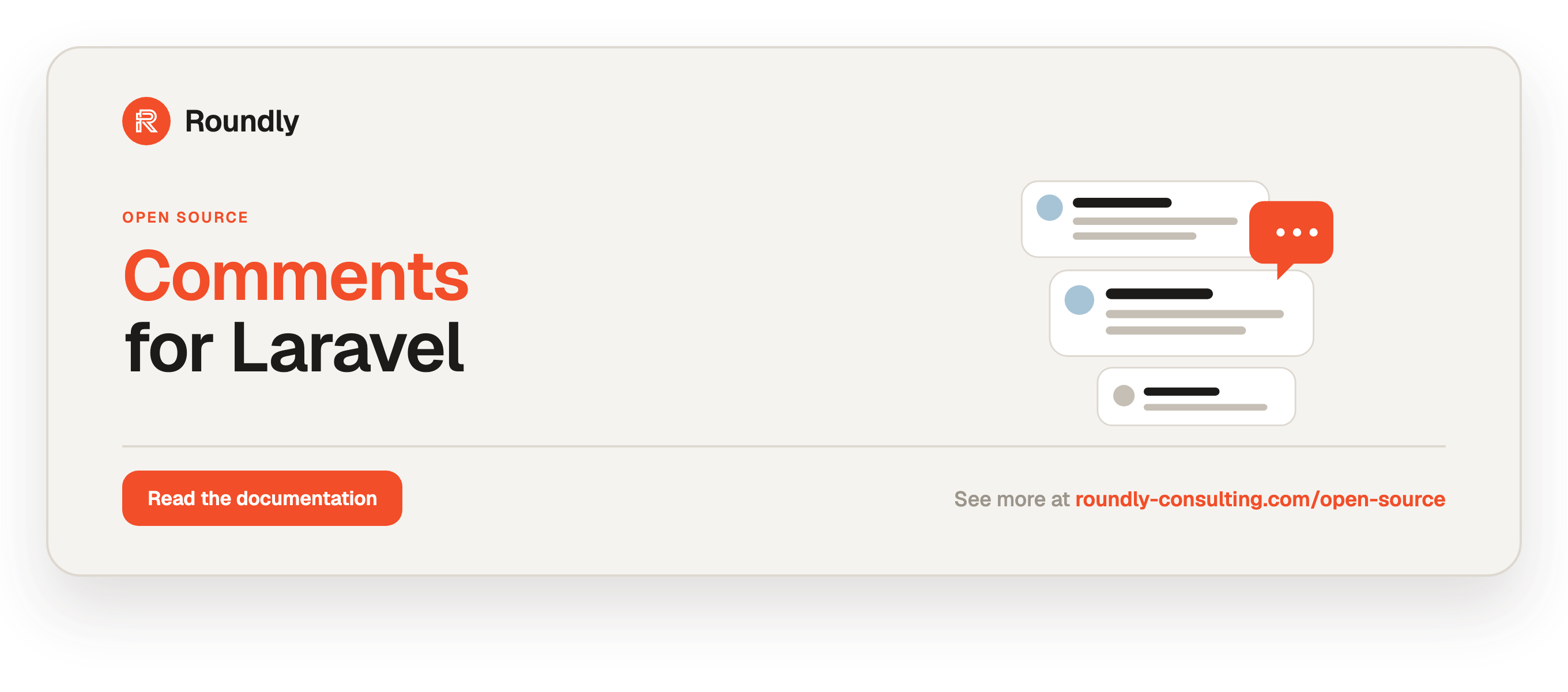 Comments for Laravel — Roundly open source