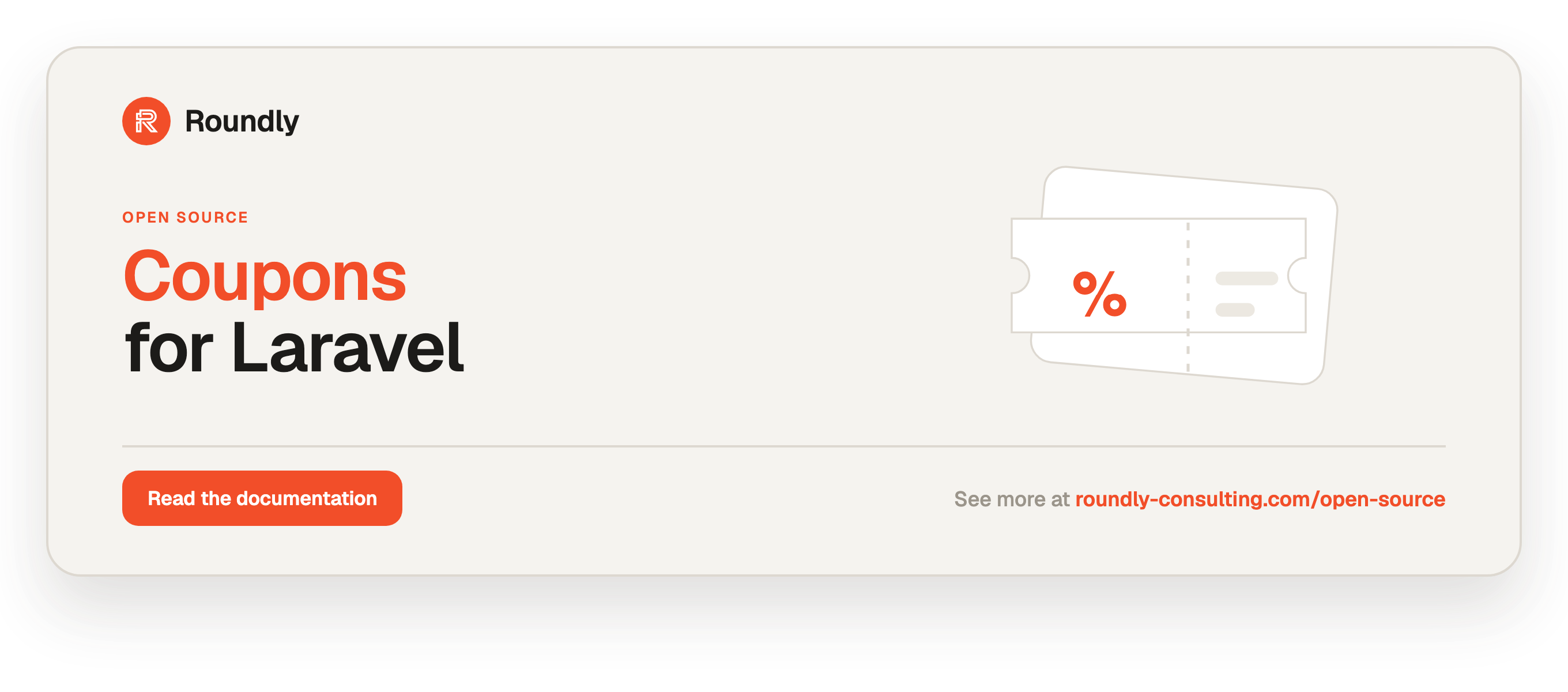 Coupons for Laravel — Roundly open source