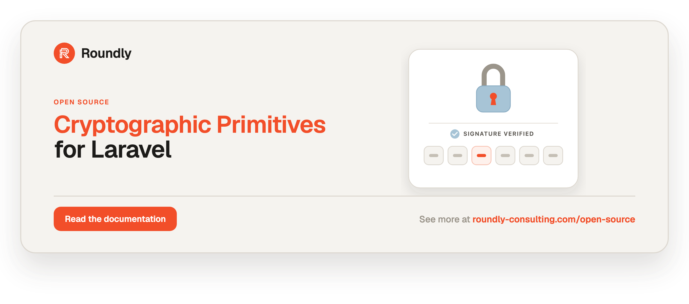 Cryptographic Primitives for Laravel — Roundly open source