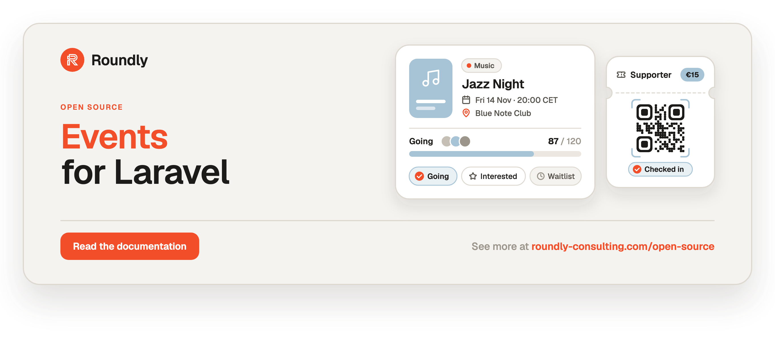 Events for Laravel — Roundly open source