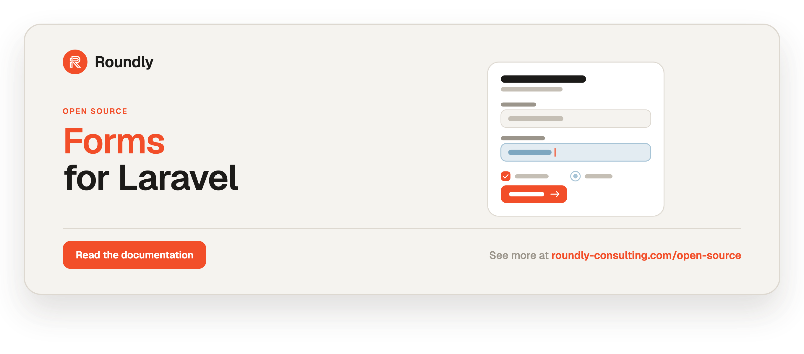 Forms for Laravel — Roundly open source