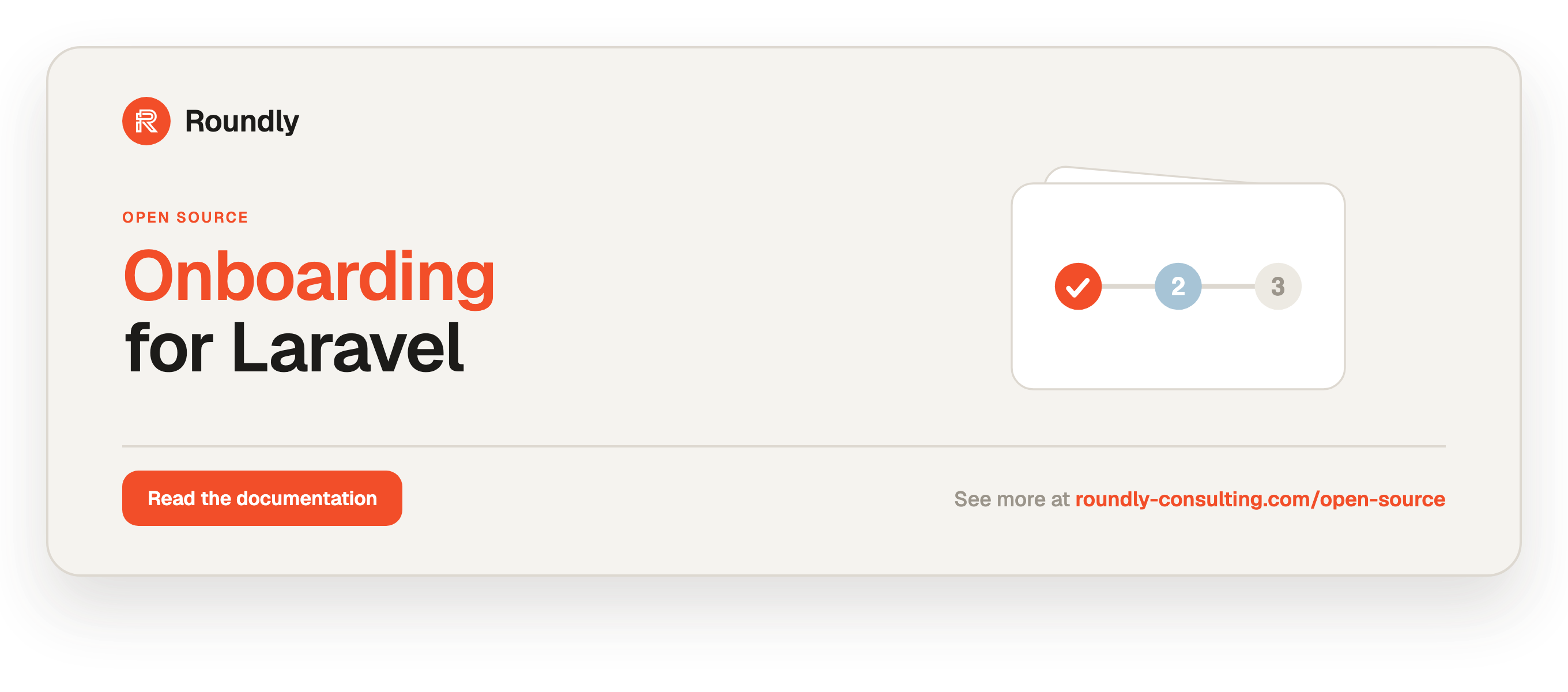 Onboarding for Laravel — Roundly open source