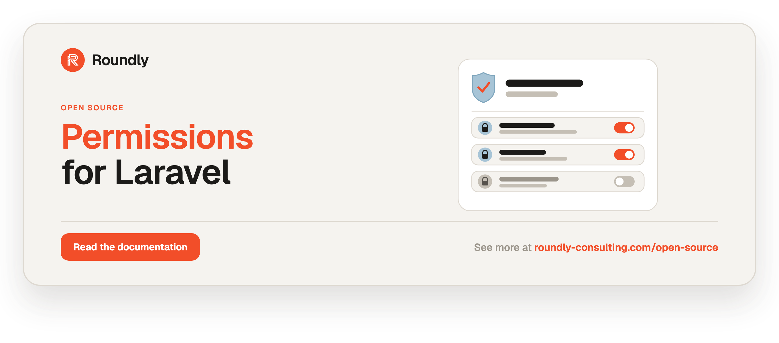 Permissions for Laravel — Roundly open source