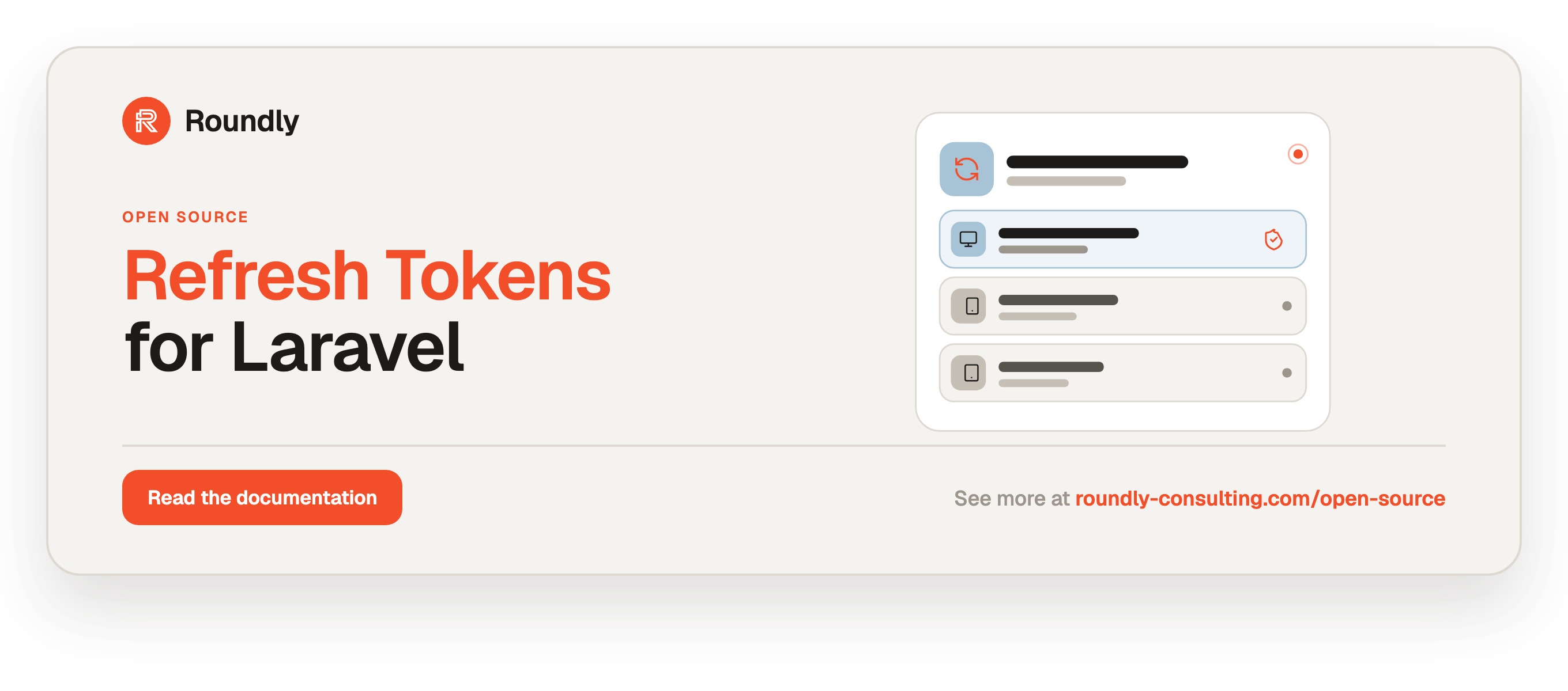 Refresh Tokens for Laravel — Roundly open source