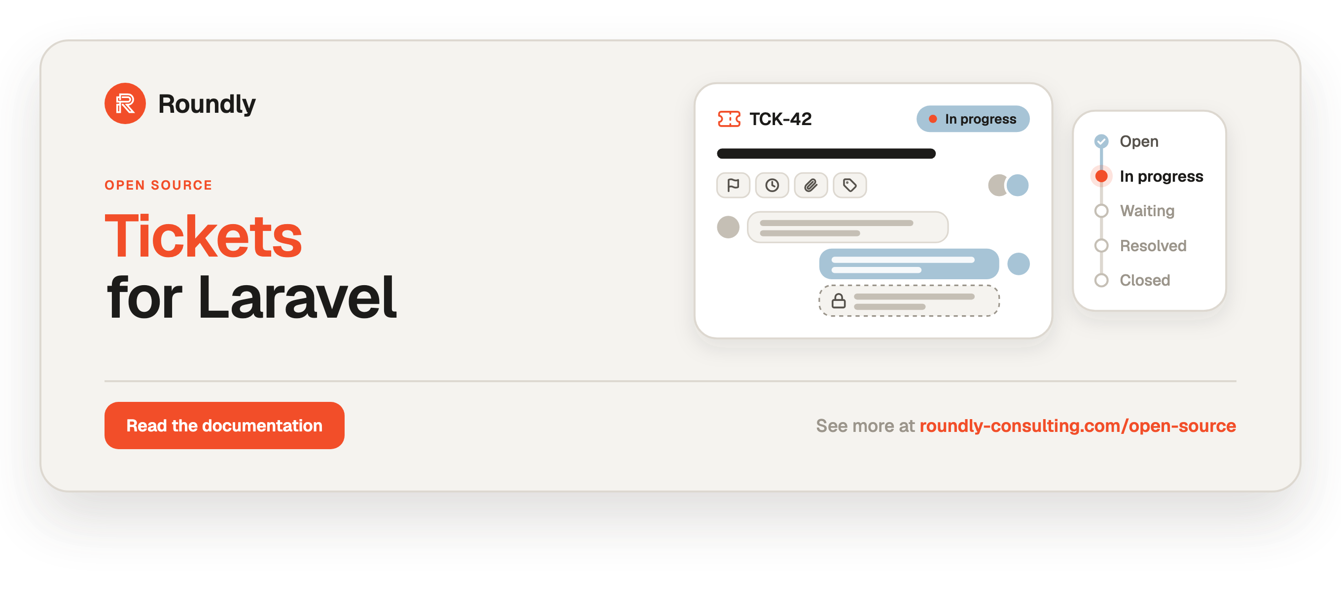 Tickets for Laravel — Roundly open source