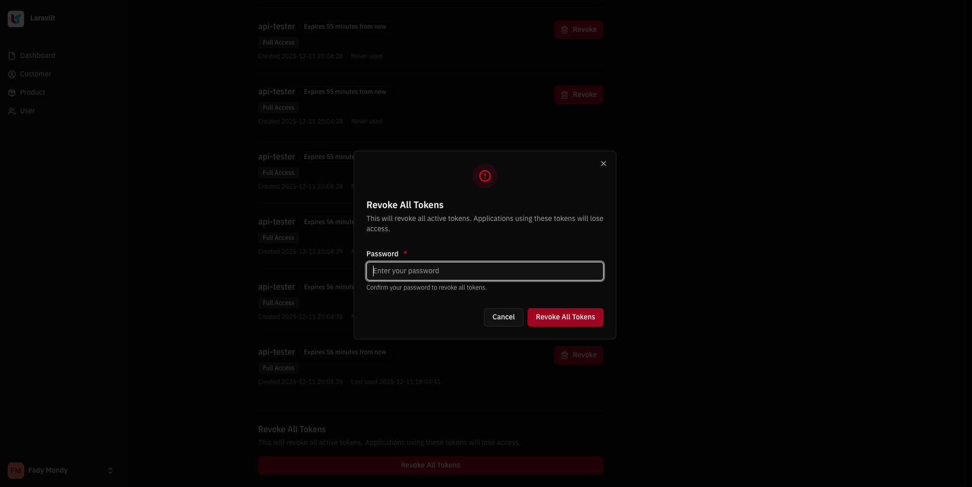 Revoke Tokens
