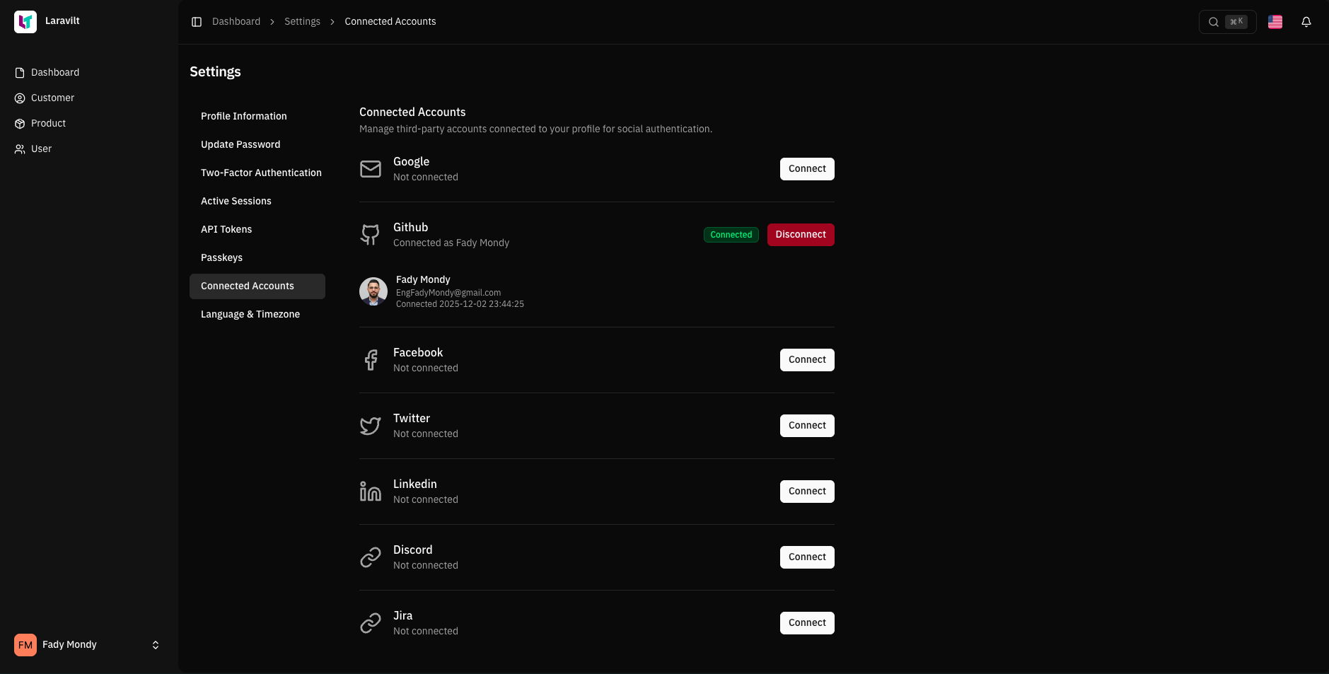 Connected Accounts
