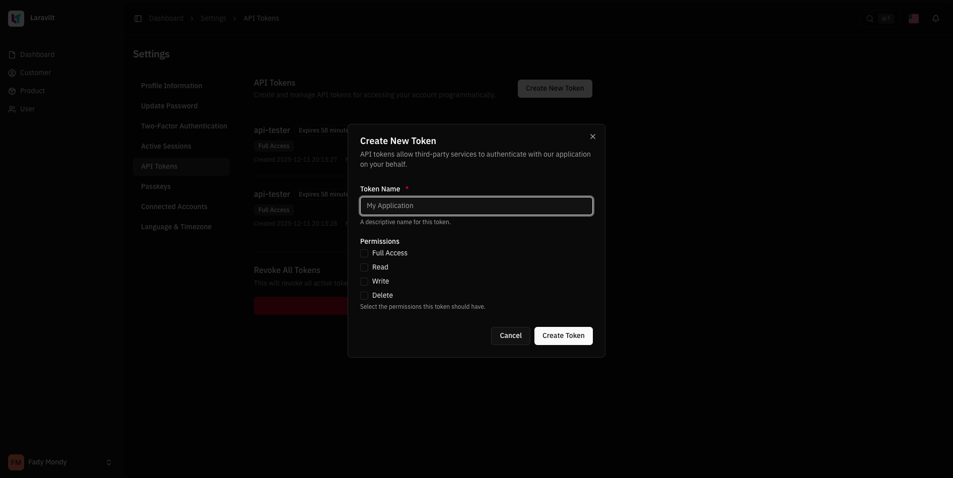 Create Token