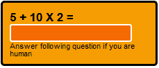 Math Captcha Screenshot