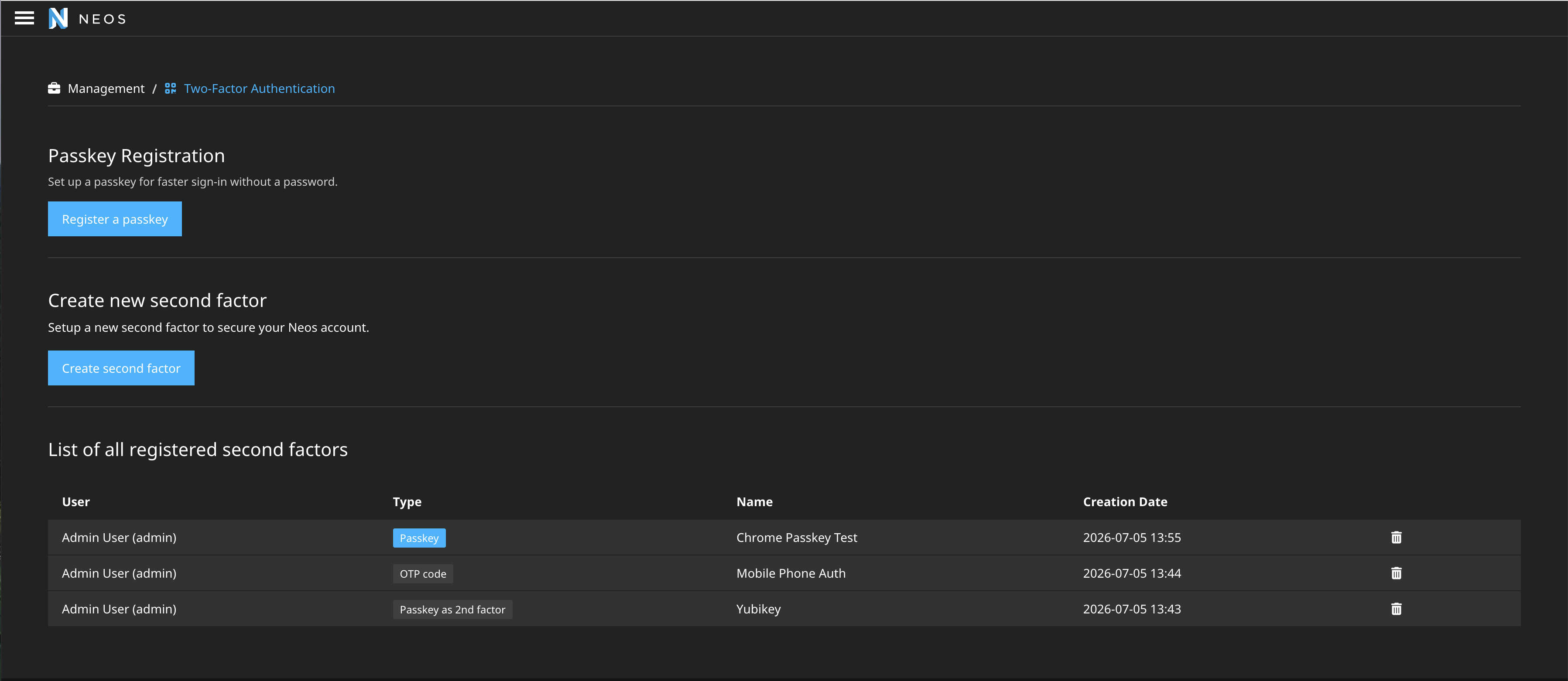 NeosTwoFactorAuthPackage-ListOfAll2ndFactors