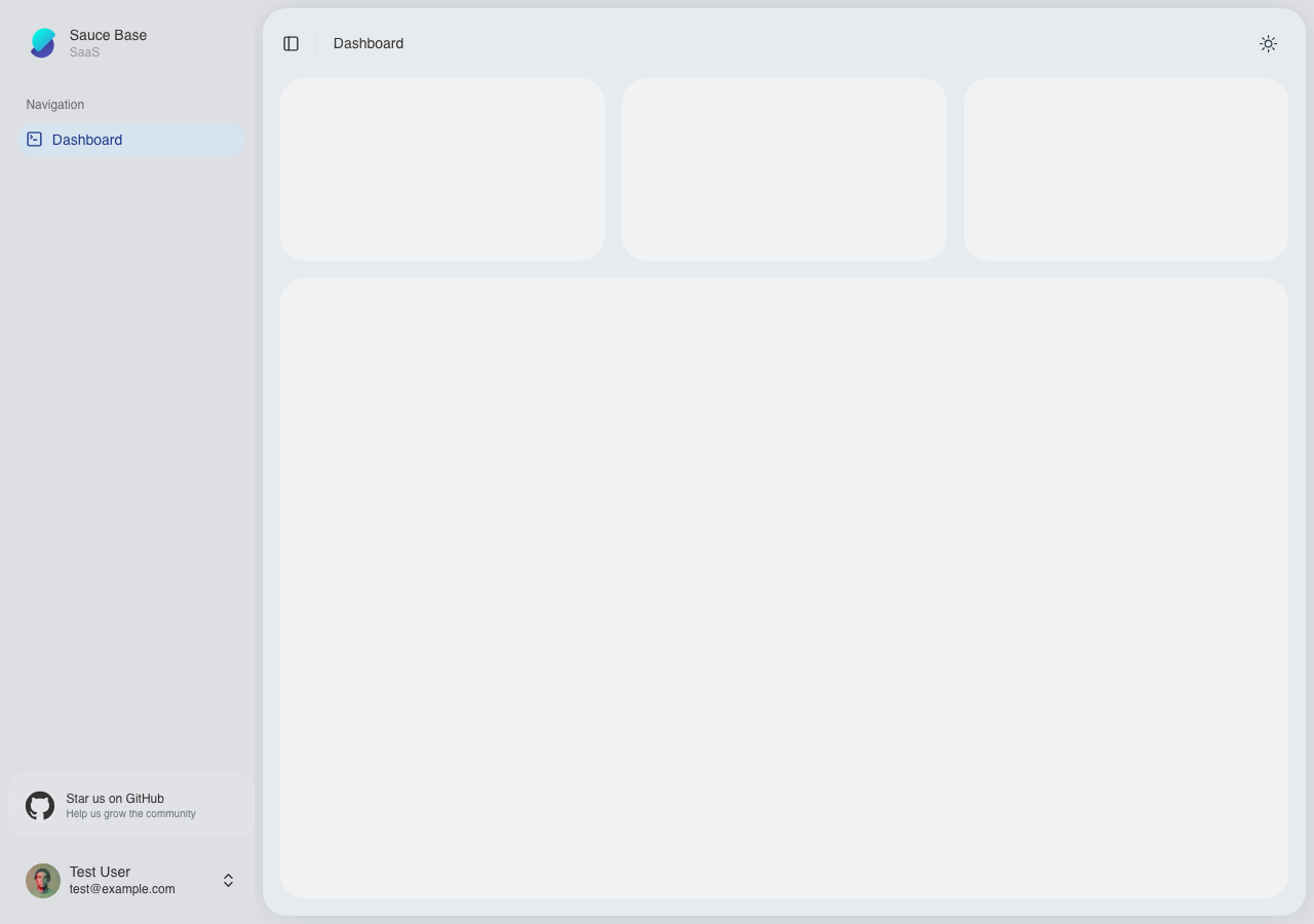 Dashboard - Light Theme