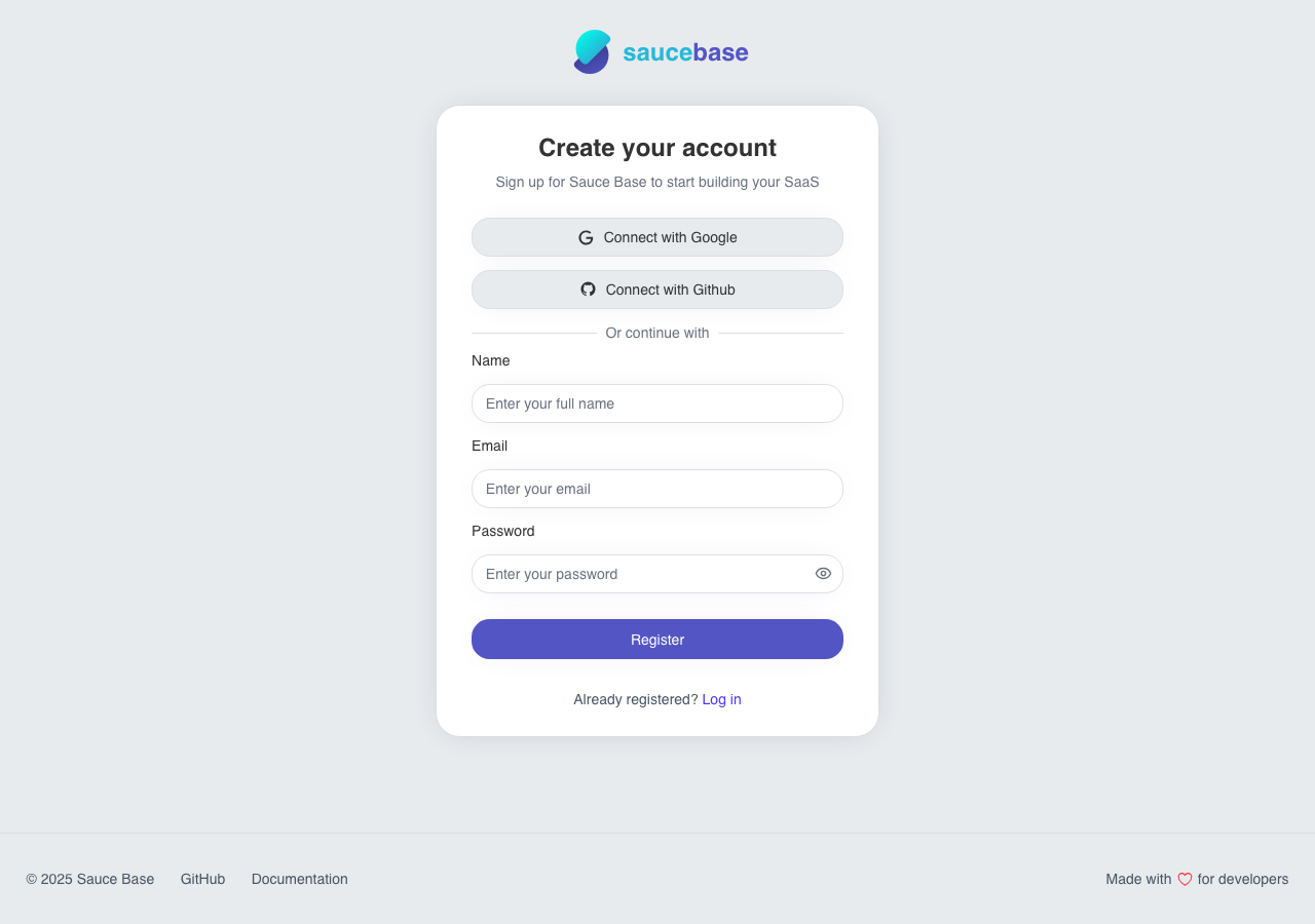 Register - Light Theme
