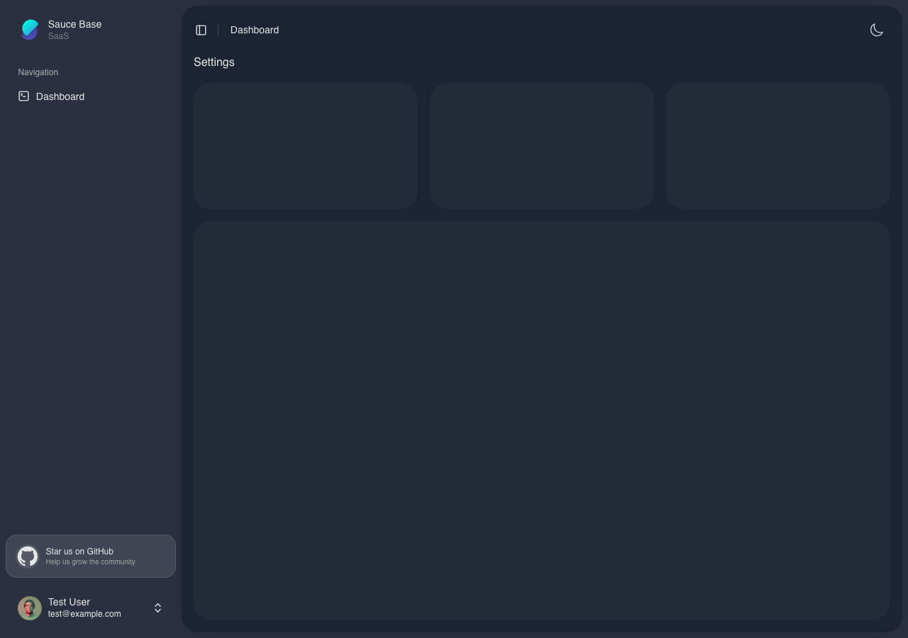 Settings - Dark Theme